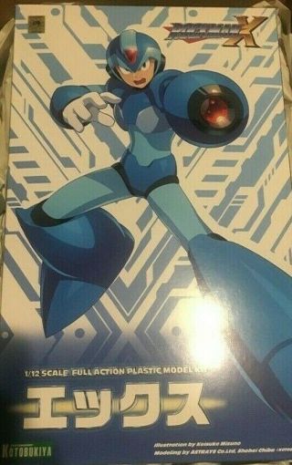 Kotobukiya Mega Man X Rockman 1/12 Model Kit Japan (usa Seller)