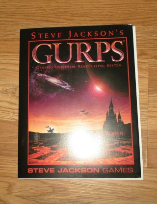 Gurps Gm Screen Steve Jackson 1999 - First Edition?