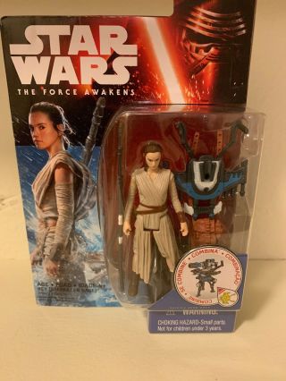 Hasbro Disney Star Wars The Force Awakens Rey Starkiller Base 3.  75 " Figure