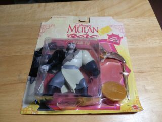 Rare 1997 Mattel Disney Mulan Shan Yu Figure Moc