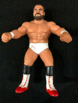 1990 Wcw Galoob Arn Anderson Red/white Trunks Wrestling Action Figure Loose