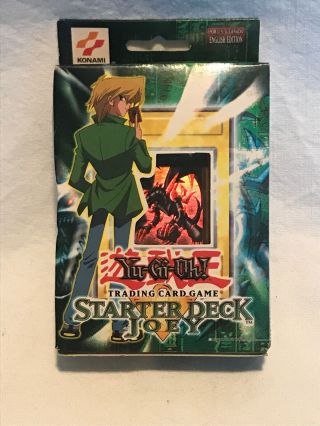 Yu - Gi - Oh Trading Card Game Starter Deck Joey - Factory Rare Early Edition