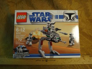 Star Wars Lego Clone Walker Battle Pack 8014 Factory - S&h Usa