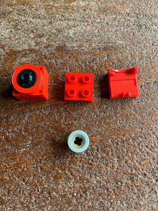 Lego Red 9v Electric Micro Motor Rare Complete Assembly 2986 Micromotor 2x2
