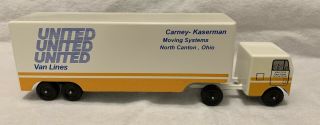 Ralstoy Diecast Truck With United Van Lines Kaserman Agent Logo