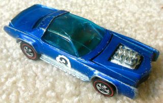 Vintage 1960s Mattel Redline Hot Wheels - Sugar Caddy - Blue Spectraflame