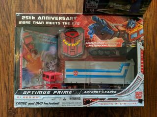 Transformers Universe 25th Anniversary G1 Optimus Prime MISB Hasbro VHTF 5