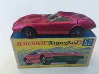 Matchbox 52 A Dodge Charger In Orig Type B Box 2