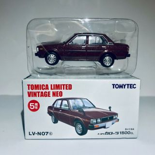 [tomica Limited Vintage Neo Lv - N07c S=1/64] Toyota Corolla 1500gl 5th Anniversar