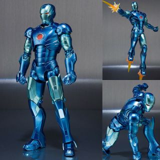 S.  H.  Figuarts Iron Man Mark 3 (blue Stealth Color Version) Marvel Bandai Japan
