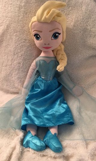 Elsa Frozen Cuddle Pillow Plush Doll 26 