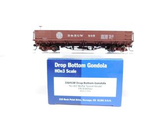 Hon3 Scale Blackstone Models B340562 D&rgw " Moffat Tunnel " Drop Bottom Gondola