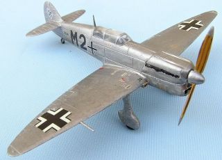 Avia B.  35.  02,  Luftwaffe,  1939,  Scale 1/72,  Hand - Made Plastic Model