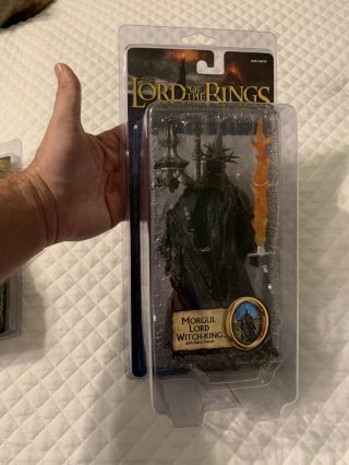 Toy Biz Lord Of The Rings Lotr Return King Morgul Lord Witch - King Fiery Sword