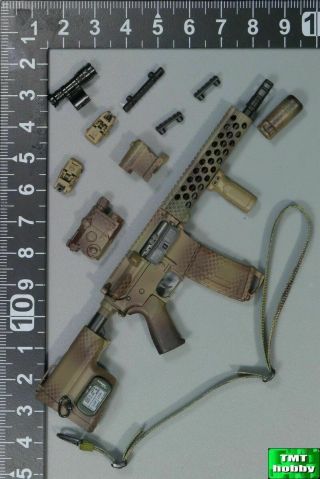 1:6 Scale Dam 78042 Fbi Hrt Agent - M4 Carbine Set
