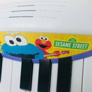 Lets Rock Elmo Sesame Street Piano Keyboard Musical Toy Hasbro Cookie Monster 4