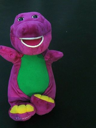 9 " Barney Lights Stars Musical Singing Plush Stuffed Dinosaur Ship Usa