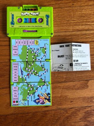 1987 Flipsiders Rock Tour Cassette Game
