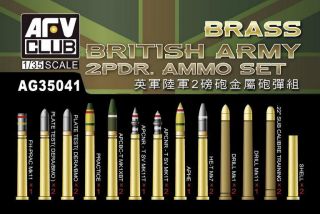 Afv Club 1/35 British 2 Pdr Ammo Set