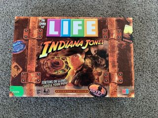 The Game Of Life Indiana Jones Milton Bradley 2008 Complete