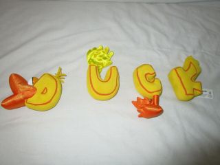 SPIN MASTER PBS WORD WORLD DUCK MAGNETIC PLUSH WORD FRIEND 2007 3
