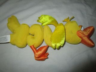 SPIN MASTER PBS WORD WORLD DUCK MAGNETIC PLUSH WORD FRIEND 2007 5
