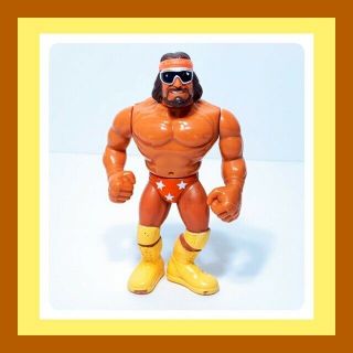 Macho Man Randy Savage Wwf Titan Sports Series 1 Hasbro Figure 1990 Loose Wwe
