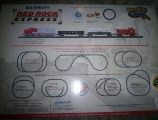 Bachmann BAC00678 HO - Scale Red Rock Express SF - Santa Fe Train Set 6