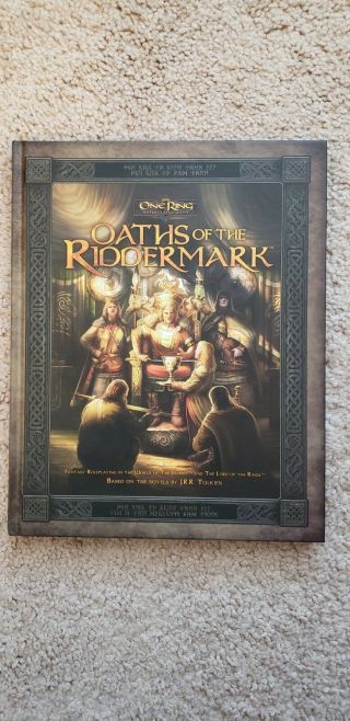 Cubicle 7 The One Ring Rpg Oaths Of The Riddermark Book