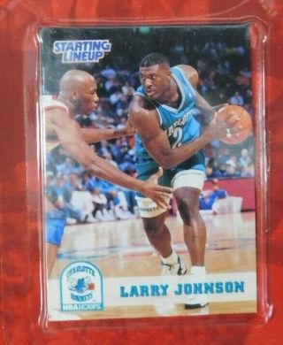 Larry Johnson Charlotte Hornets Starting Lineup 1994 Basketball Edition Kenner 2