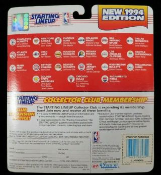 Larry Johnson Charlotte Hornets Starting Lineup 1994 Basketball Edition Kenner 5