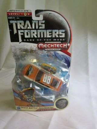 Hasbro Dale Earnhardt Jr.  88 Amp Roadbuster Mechtech Transformer Stock Car Toy