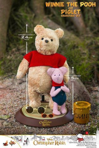 Hot Toys Christopher Robin Winnie The Pooh And Piglet Set Deposit Only