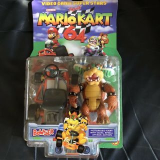 Mario Kart 64 Bowser Offical Nintendo Product Toy Biz 1999 Rare