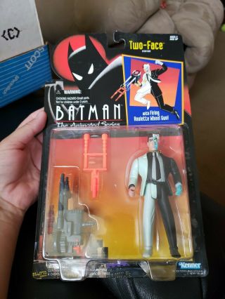 Dc Batman The Animated Series Kenner Two - Face 5” Figure 1992