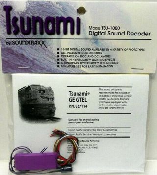 Soundtraxx Tsunami Sound Decoder - Ge Gtel - 827114