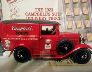 Danbury 1931 CAMPBELL ' S SOUP DELIVERY TRUCK DIECAST 1:24 2