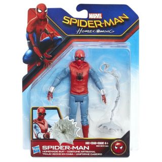 Spider - Man Homecoming Hasbro Action Figure 6 " Basic Wave 2 Homemade Suit Ver.