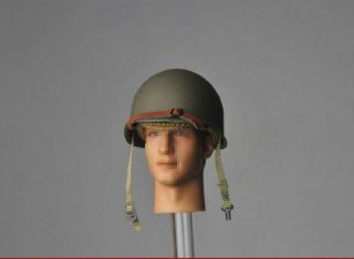 1/6 Soldier Model Accessories World War Ii Us Army M1 Metal Helmet & Hat