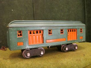 Lionel Standard Gauge No 332 Railway Mail Baggage Car (type Iv 1928 - 1930)