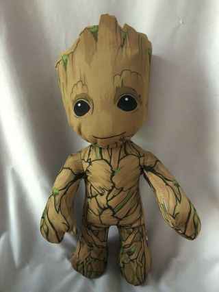 Marvel 14” Guardians Of The Galaxy Groot Plush Stuffed Animal Toy