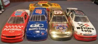 5,  Painted,  Decaled Nascar Bodies.  Complete.  1:24 Or 1:25 Scale