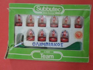 Subbuteo 4 Stoke City Olympiakos C100 Team