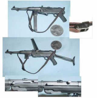 Miniature 1/6th Scale German Mp - 40 Machine Gun