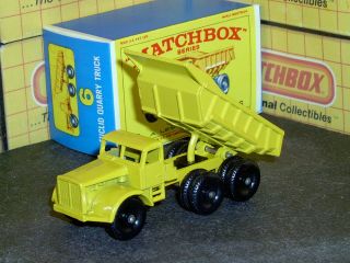 Matchbox Lesney Euclid Quarry Truck 6 C2 Regular Whls Ddbbd Sc14 Vnm Crafted Box