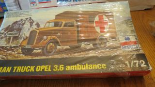 1/72 Esci German Opel 3,  6 Ambulance