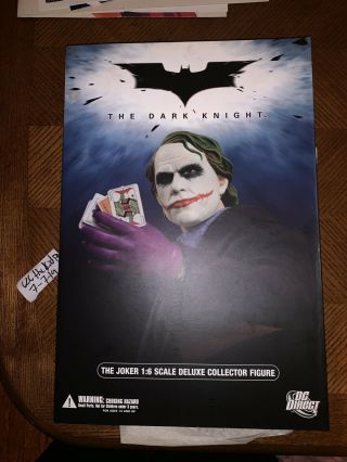 Dc Direct The Joker 1:6 Scale Deluxe Collector Figure The Dark Knight Movie