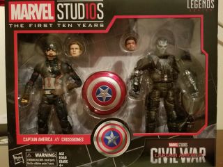 Marvel Legends Captain America & Crossbones Civil War First Ten Years