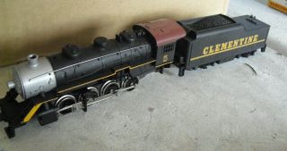 Vintage Ho Scale Tyco 5 Steam Locomotive And Clementine Tender