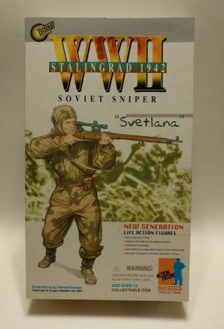Dragon Wwii 1:6 Scale Special Edition Soviet Sniper " Svetlana " Stalingrad 1942